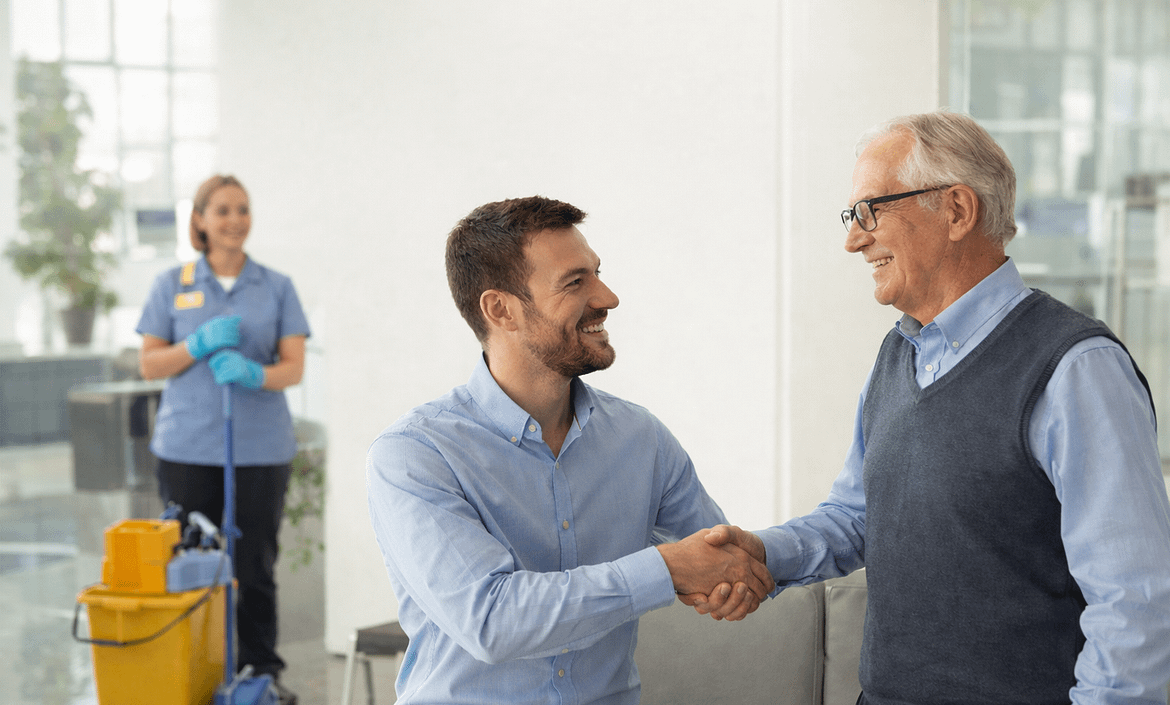 northern star commercial cleaning office showing that we look for the pass to get inspiration and change our present