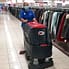 retail lady cleaning