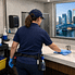 Commercial restroom cleaning service in Jacksonville office building